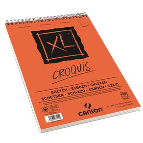 Sketchbook XL Croquis 90 G/m² A-3 29,7 X 42,0 Cm com 120 Folhas Canson