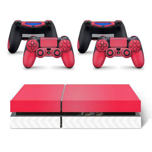 Skin Adesivo Protetor Playstation 4 (4D Branco Pink BD01)