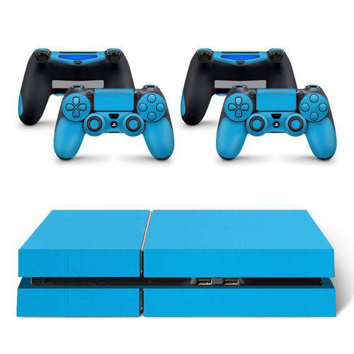 Skin Adesivo Protetor Playstation 4 (Azul Claro)