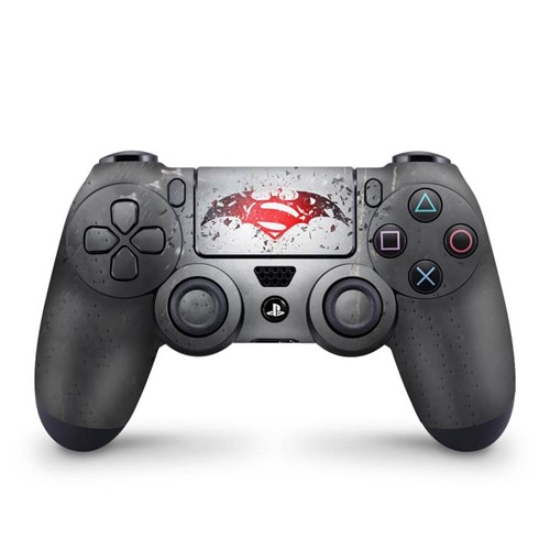 Skin PS4 Controle - Batman Vs Superman Logo Controle
