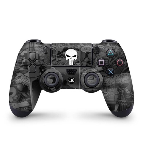 Skin PS4 Controle - The Punisher Justiceiro Comics Controle