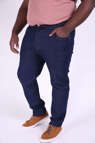 Calça Jeans Skinny Confort Plus Size Jeans Blue 50