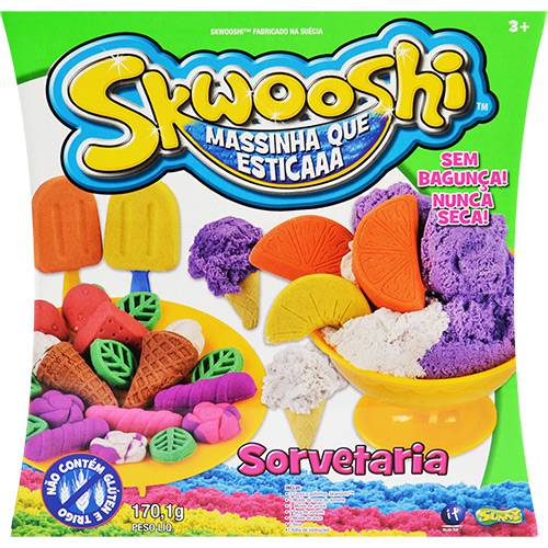 Skwooshi Comidinhas Sorveteria - Sunny Brinquedos