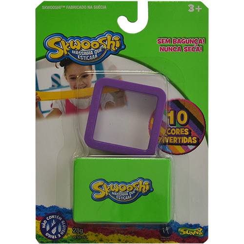 Skwooshi Pack Divertido Quadrado Roxo - Sunny Brinquedos