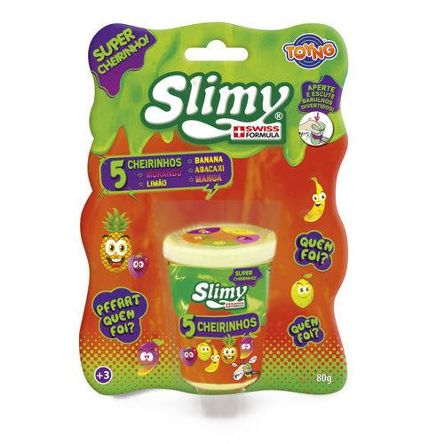 Slimy C/ Cheirinho de Frutas Meleca Original Toyng