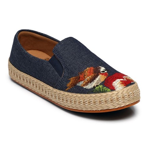 Slip On Florence Jeans Escuro 100.1204