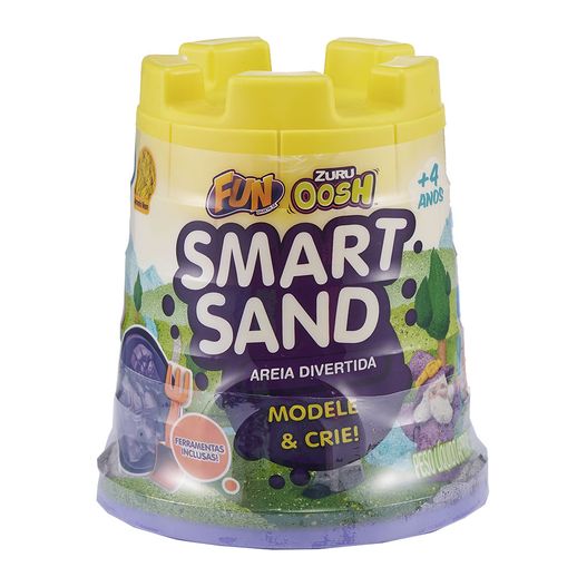 Smart Sand Areia Divertida Amerelo Neon - Fun Divirta-se