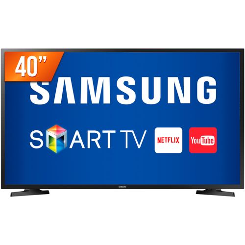 Smart TV LED 40'' Full HD Samsung J5290 HDMI USB Wi-Fi Integrado Conversor Digital