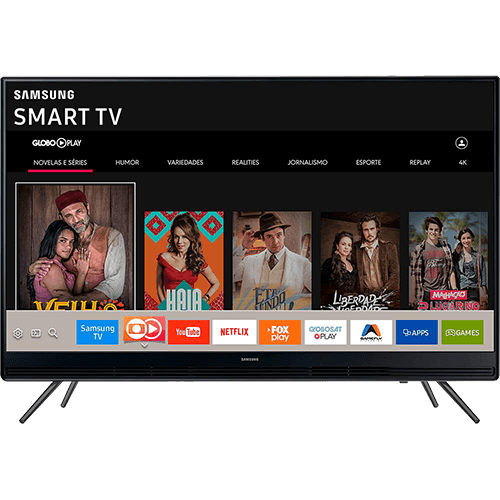 Smart TV LED 40" Samsung 40K5300 Full HD com Conversor Digital Integrado Wi-Fi 2 HDMI 1 USB com Tizen Gamefly Áudio Frontal