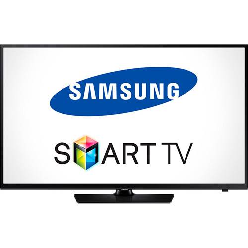 Smart TV LED 48" Samsung UN48H4203AGXZD HD com Conversor Digital 2 HDMI 1 USB 240Hz Wi-Fi + Função Futebol