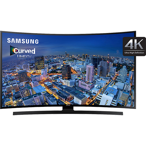 Smart TV LED 65" Samsung 65JU6700 Ultra HD 4K Curva 4 HDMI 3 USB 240Hz CMR