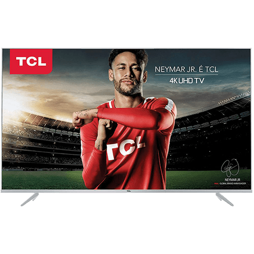 Smart TV LED 50" TCL P6US Ultra HD 4K HDR com Conversor Digital 3 HDMI 2 USB Wi-Fi Integrado