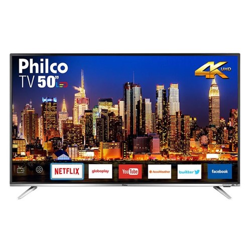 Smart TV LED 50" Ultra-HD 4K Philco PTV50F60SN Bivolt