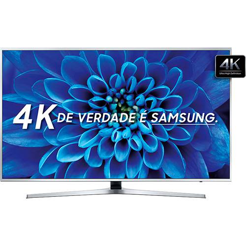 Smart TV LED 55" Samsung 55KU6400 Ultra HD 4K com Conversor Digital 3 HDMI e 2 USB - HDR Premium One Control 60Hz