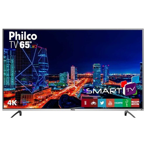 Smart TV LED 65" Ultra-HD 4K Philco PTV65F60DSWN Bivolt