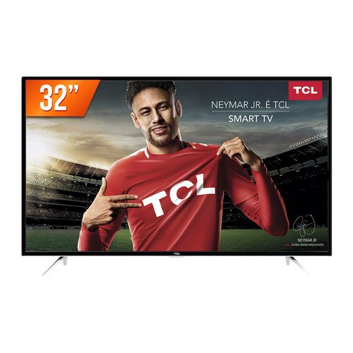 Smart TV LED 32'' HD Semp TCL L32S4900S 3 HDMI 2 USB Wi-Fi Integrado Conversor Digital