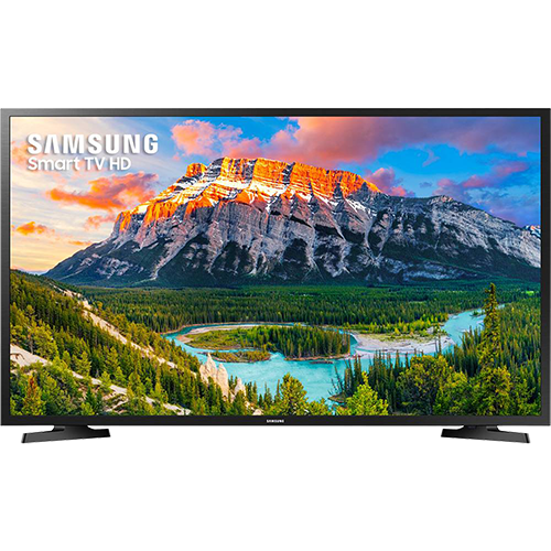 Smart TV LED 32" Samsung 32J4290 HD com Conversor Digital 2 HDMI 1 USB Wi-Fi 60Hz - Preta