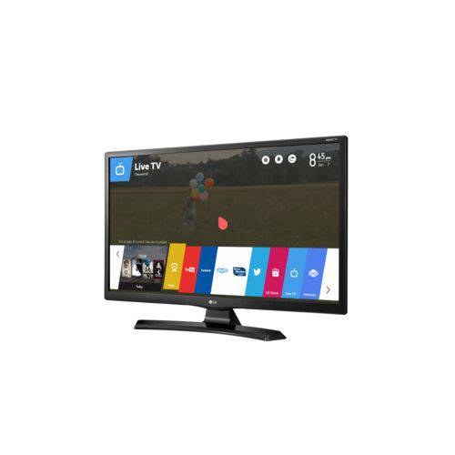 Smart TV LG LED 24" HD 24MT49S-PS com WebOS 3.5, WI-FI, Apps, Screen Share, HDMI, USB e Conversor Digital Integrado.