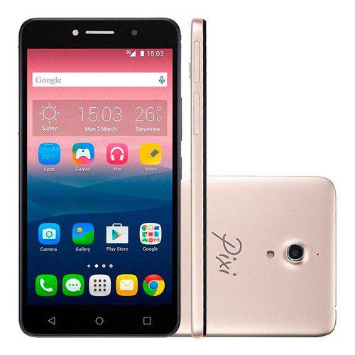 Smartphone Alcatel Pixi 4 Tela 6 Polegadas 3G Android 5.1 8GB Câmera 13MP Dual Chip Bivolt Bivolt