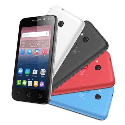 Smartphone Alcatel Pixi4 4 Colors, 8MP, 8GB, Android 6.0, 4 Capas de Bateria