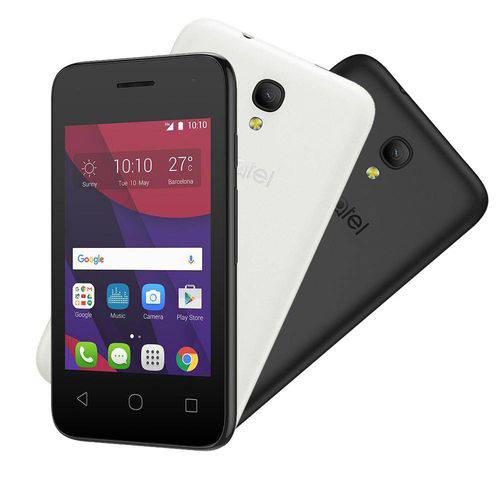Smartphone Alcatel Pixi4 3.5" Ot4017 Preto/Branco