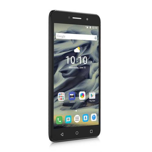 Smartphone Alcatel Pixi4 6 HD Preto 8gb, 1gb Ram Quad-core Câmera 13mp + Frontal 8mp Android 5.1