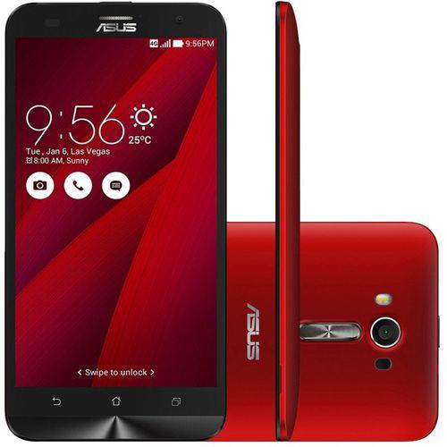 Smartphone Asus ZE550KL 32GB Zenfone 2 LASER Dual Sim Tela 5.5" 13MP+5MP- Vermelho