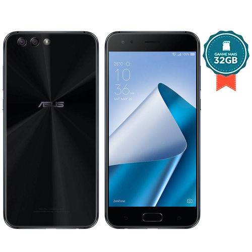 Smartphone Asus Zenfone 4 64GB - 32GB + 32GB (SD CARD) 3 Ram Tela 5.5" 4G - Preto