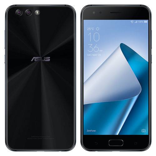 Smartphone ASUS Zenfone 4 com 32GB, Tela 5.5" e 3GB de RAM - Preto