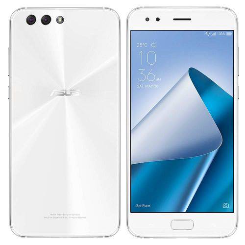 Smartphone Asus Zenfone 4, 32GB , Android 7.0, Dual Chip, 8 MP, 5.5'', 4G - Branco