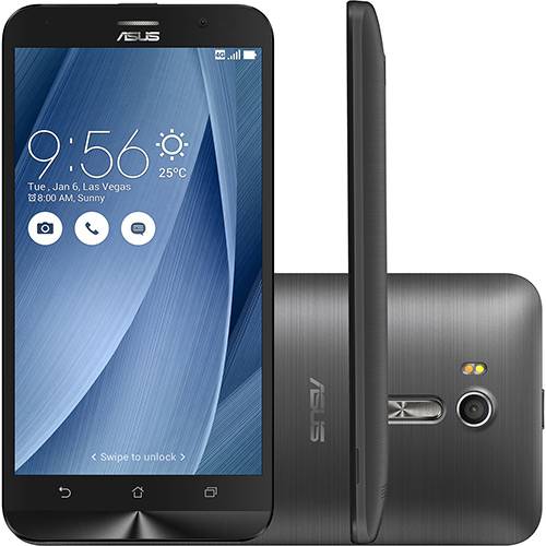 Smartphone Asus Zenfone Go Live Dual Chip Android 5.1 Tela 5.5" 16GB 4G Câmera 13MP - Cinza