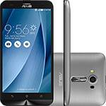 Smartphone ASUS Zenfone 2 Laser Desbloqueado Dual Chip Android 5.0 Tela 5.5" 16GB 4G 13MP - Prata
