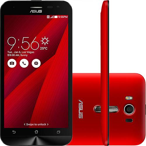 Smartphone ASUS ZenFone 2 Laser Dual Chip Desbloqueado Android 5 Tela 5.5" 16GB 4G 13MP - Vermelho
