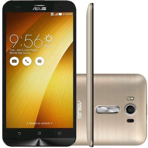 Smartphone Asus Zenfone 2 LASER Dual Sim Tela 5.5 13MP+5MP ZE550KL 32GB - Dourado