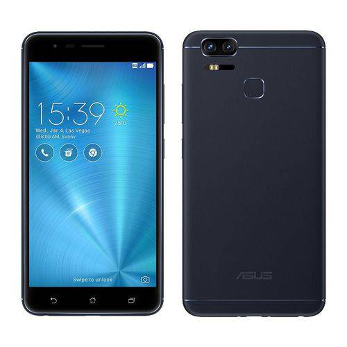 Smartphone ASUS Zenfone Zoom S com 64GB, Tela 5.5" - Preto