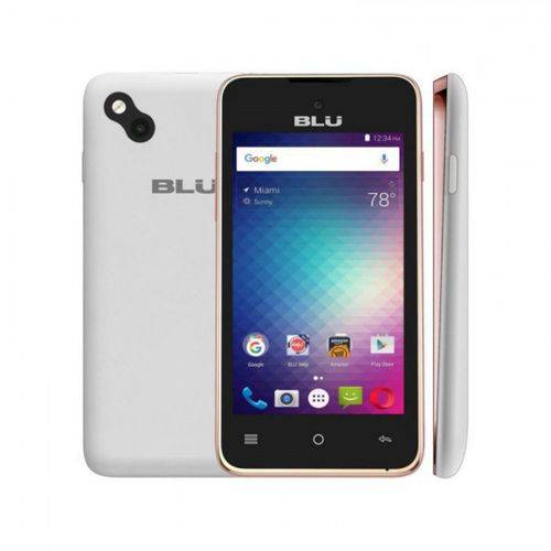 Smartphone Blu Advance 4.0 L2 3g Android Dual Sim 4gb Cpu 4core Câm. 3.2mp Branco