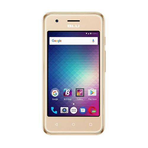Smartphone Blu Dash L3 3g Dual Sim 4gb Android 6.0 Dourado