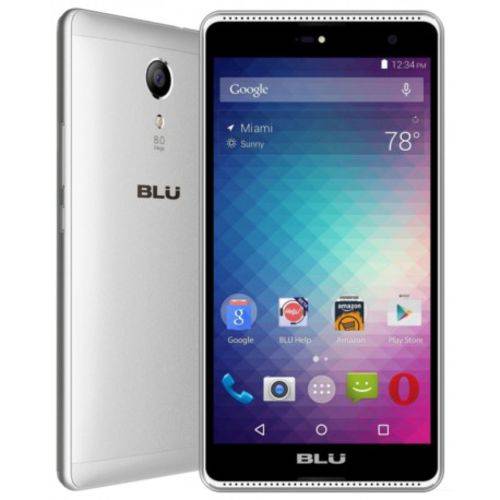 Smartphone Blu Grand 5.5 Dual Sim 8gb/1gb Tela 5.5 Android 6.0 3g Cam 8mp Quad-core 1.3 Ghz - Prata