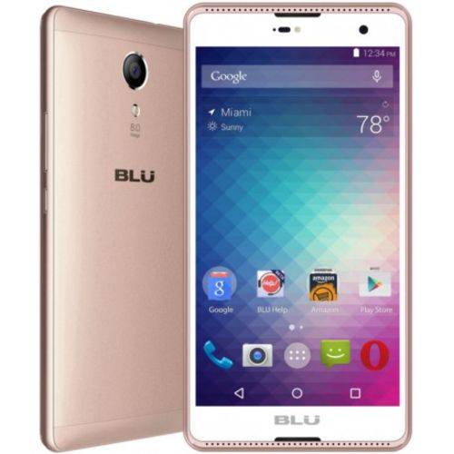 Smartphone Blu Grand 5.5 Dual Sim 8gb/1gb Tela 5.5 Android 6.0 3g Cam 8mp Quad-core 1.3 Ghz - Rosé