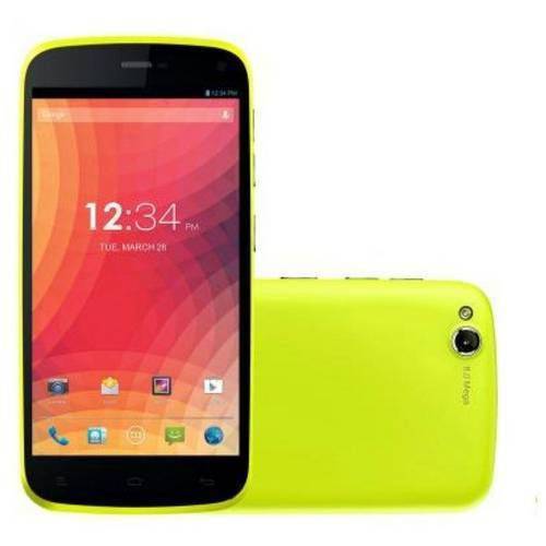 Smartphone Blu Life Play L100i Amarelo, Dislpay 4,7 Pol., Quad Core de 1.2 Ghz, 1gb de Ram, Android