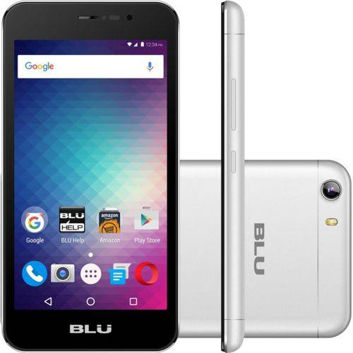 Smartphone Energy M E110l Dual Sim 8gb Tela 5'' 5mp/2mp Android 6.0 Prata - Blu