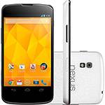 Smartphone Google Nexus 4 Branco 16GB - Desbloqueado Android 4.2 3G Wi-Fi Câmera 8.0MP GPS