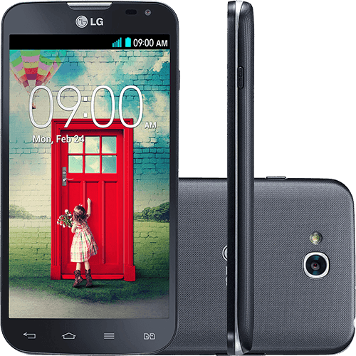 Smartphone LG D410 L90 Dual Chip Desbloqueado Android 4.4 Kit Kat Tela 4.7" 8GB 3G Wi-Fi Câmera 8MP - Preto