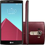 Smartphone LG G4 Dual Chip Desbloqueado Android 5.1 Lollipop Tela 5,5'' 32GB Wi-Fi Câmera de 16MP - Couro Vinho