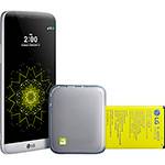 Smartphone LG G5 se 32GB - Prata + Acessório Camera Modular para Celular Lg G5 Modelo Cbg-700