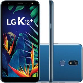 Smartphone LG K12+ LMX420BMW Tela 5,7" 32GB 4G 16MP Dual Chip Azul