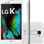 Smartphone LG K10 Dual Chip Desbloqueado Oi Android 6.0 Tela 5.3" 16GB 4G Câmera 13MP - Branco