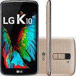 Smartphone LG K10 Dual Chip Desbloqueado Tim Android 6.0 Tela 5.3" 16GB 4G Câmera de 13MP - Dourado
