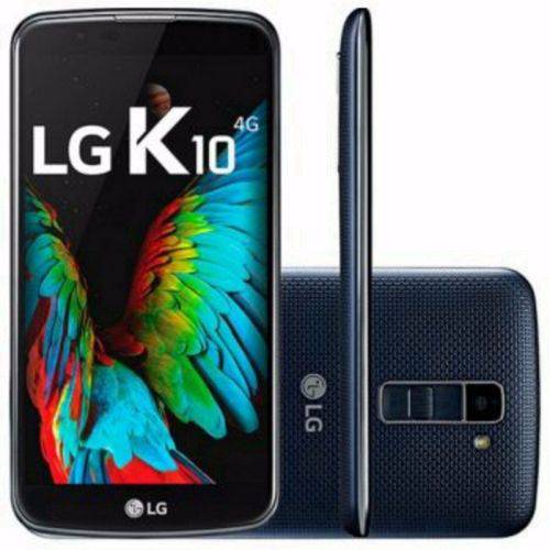 Smartphone Lg K10 K430dsy 16gb Lte Dual Sim Tela 5.3´´ Câm.13mp+5mp-preto/azul