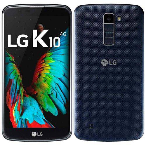 Smartphone Lg K10 Single Chip Android 6.0 Marshmallow Tela 5.3" 16gb 4g Câmera 13mp - Azul